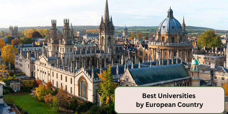 BEST UNIVERSITIES BY EUROPEAN COUNTRY